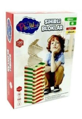 Onyıl Kutuda Ahşap 100 Parça Sihirli Bloklar - 1