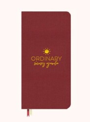 Ordinary Süresiz Ajanda - Bordo Keten - Vivago Art