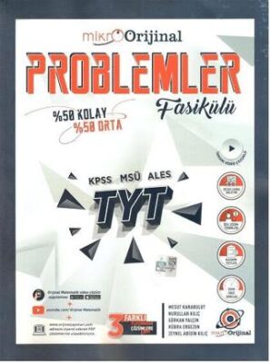 Orijinal Yayınları Orijinal Mikro TYT Problemler Fasikülü Soru Bankası - 1