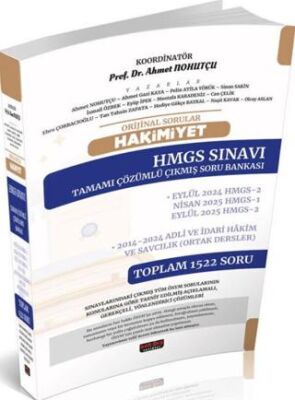 Orijinal Sorular Hakimiyet HMGS Sınavı Çıkmış Soru Bankası - 1