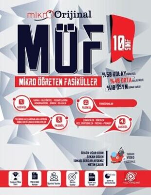 Orijinal Yayınları 10. Sınıf Matematik MÖF Mikro Öğreten Fasiküller - 1