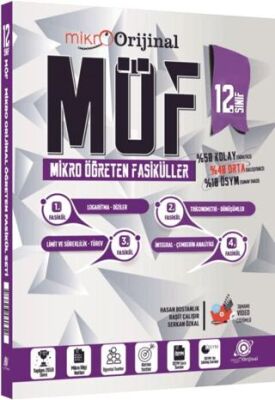 Orijinal Yayınları 12. Sınıf Matematik MÖF Mikro Öğreten Fasiküller - 1