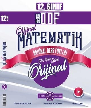 Orijinal Yayınları 12. Sınıf Matematik ODF Orijinal Ders Föyleri - 1