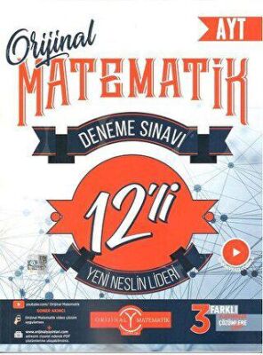 Orijinal Yayınları AYT Matematik 12 li Deneme Sınavı - 1