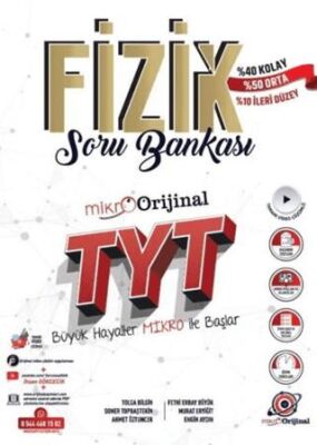 Orijinal Yayınları YKS TYT Fizik Mikro Orijinal Soru Bankası Çözümlü - 1