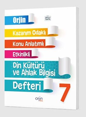 Orjin Yayınları Orjin 7. Sınıf Din Kültürü Ve Ahlak Bilgisi Akıllı Defter - 1
