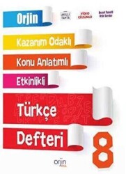 Orjin 8. Sınıf Türkçe Defteri - Orjin Yayınları