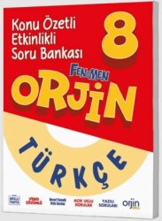 8. Sınıf Türkçe Soru Bankası - Orjin Yayınları