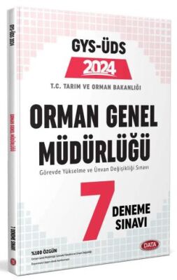 Data Yayınları Orman Genel Müdürlüğü GYS-ÜDS 7 Deneme Sınavı - 1