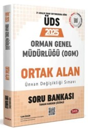 Orman Genel Müdürlüğü Ünvan Değişikliği Sınavı Ortak Alan Soru Bankası - Data Yayınları