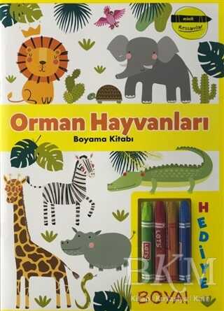 Orman Hayvanları Boyama Kitabı - Minik Ressamlar - 1