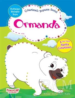 Ormanda - Çıkartmalı Boyama Serisi - Yumurcak Yayınları