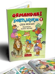 Ormandaki Dostlarımız 1 - Bordo Ressam
