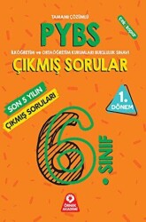Örnek Akademi 6. Sınıf PYBS Parasız Yatılılık ve Bursluluk Sınavı 1. Dönem Son 5 Yılın Çıkmış Soruları - Örnek Akademi