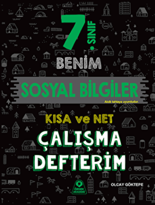 Örnek Akademi 7. Sınıf Benim Sosyal Bilgiler Çalışma Defterim - 1