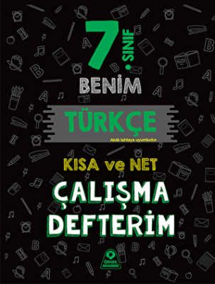 Örnek Akademi 7. Sınıf Benim Türkçe Çalışma Defterim - 1