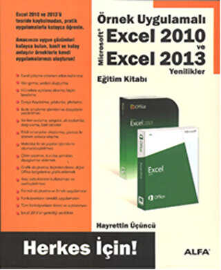 Örnek Uygulamalı Excel 2010 ve Excel 2013 - Alfa Yayınları