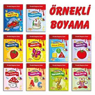 Örnekli Boyama Dizisi 10 Kitap - Parıltı Yayınları