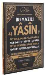 Orta Boy 128 Sayfa İri Yazılı Karton Kapak Yasin - Siyah - Furkan Neşriyat