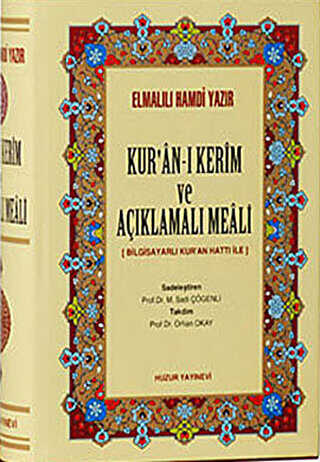Orta Boy Karşılıklı Kuran-ı Kerim ve Açıklamalı Meali 1248 sayfa