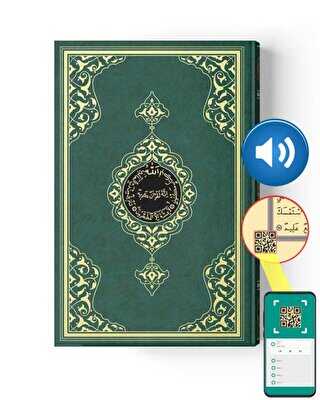 Orta Boy Kur`an-ı Kerim 2 Renkli, Yeşil, Mühürlü - Hayrat Neşriyat