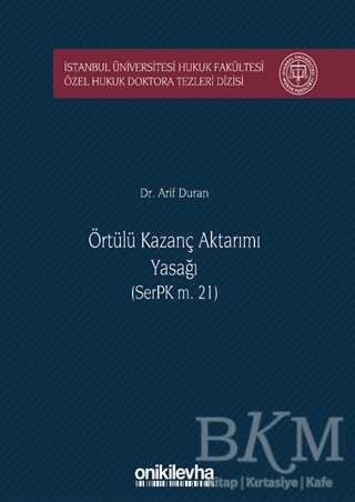 Örtülü Kazanç Aktarımı Yasağı SerPK m. 21 - On İki Levha Yayınları