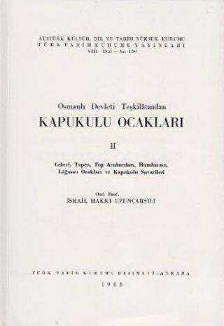 Osmanlı Devleti Teşkilatından Kapukulu Ocakları 2