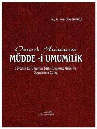 Osmanlı Hukukunda Müdde-i Umumilik