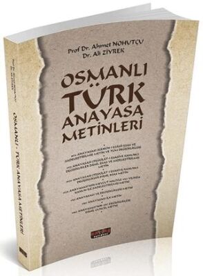 Osmanlı Türk Anayasa Metinleri - 1