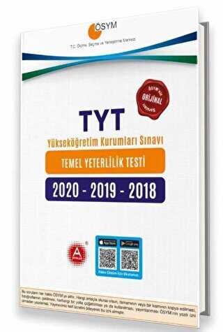 A Yayınları ÖSYM 2020 2019 2018 TYT Video Çözümlü Tıpkı Basım Orijinal Çıkmış Sorular