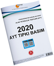 A Yayınları ÖSYM 2020 AYT Video Çözümlü Tıpkı Basım Orjinal Çıkmış Sorular - A Yayınları