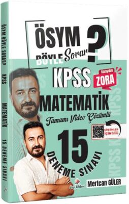 ÖSYM Böyle Sorar 2026 KPSS Matematik Tamamı Video Çözümlü 15 Deneme Sınavı - 1