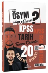 ÖSYM Böyle Sorar 2026 KPSS Tarih Tamamı PDF Çözümlü 20 Deneme Sınavı - Dizgi Kitap