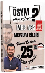 ÖSYM Böyle Sorar 2026 MEB AGS Mevzuat Bilgisi Tamamı PDF Çözümlü 25 Deneme Sınavı - Dizgi Kitap