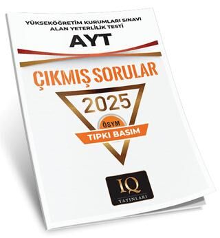 ÖSYM Tıpkı Basım Çıkmış Sorular AYT 2025 - 1