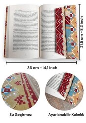 Otantik Desenli Ayarlanabilir Kitap Kılıfı - Tsugame
