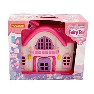 Oyuncak bebek evi Masal mobilya seti ile 12 parça kutuda - 1
