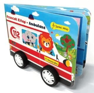 Oyuncak Kitap - Ambulans Gerçek Tekerlekli - 1