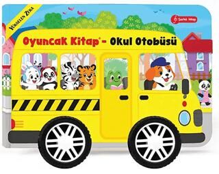 Oyuncak Kitap - Okul Otobüsü Gerçek Tekerlekli - 1