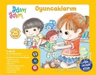 Oyuncaklarım - 25. Ay Gelişim Kitabı - Adım Adım Bebek Eğitimi