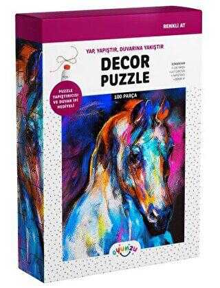 Decor Puzzle 100 Parça - Renkli At