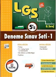 8. Sınıf LGS 5 li Deneme Sınavı - Özdebir Yayınları