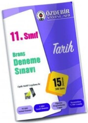 11. Sınıf Tarih Branş Deneme Sınavı - Özdebir Yayınları