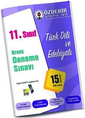 Özdebir Yayınları 11. Sınıf Türk Dili ve Edebiyatı 15 Deneme - 1