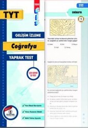 TYT Gelişim İzleme Yaprak Test Coğrafya - Özdebir Yayınları