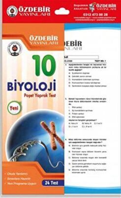 10. Sınıf Biyoloji Yaprak Test - 1