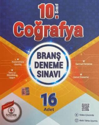 10. Sınıf Coğrafya Branş Deneme Sınavı - 1