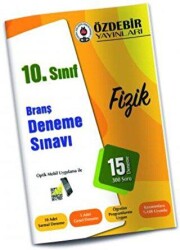 10. Sınıf Fizik Branş Deneme Sınavı - Özdebir Yayınları