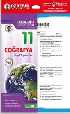 Özdebir Yayınları 11. Sınıf Coğrafya Yaprak Test - 1