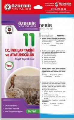 11. Sınıf T.C. İnkılap Tarihi ve Atatürkçülük Yaprak Test - 1